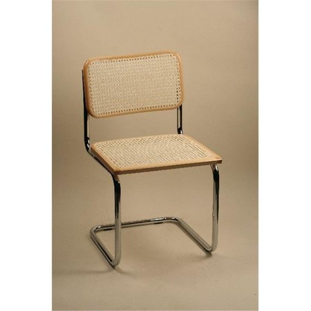 ALSTON QUALITY Alston Quality 1-33-Walnut Breuer Side Chair Cane 1-33/Walnut